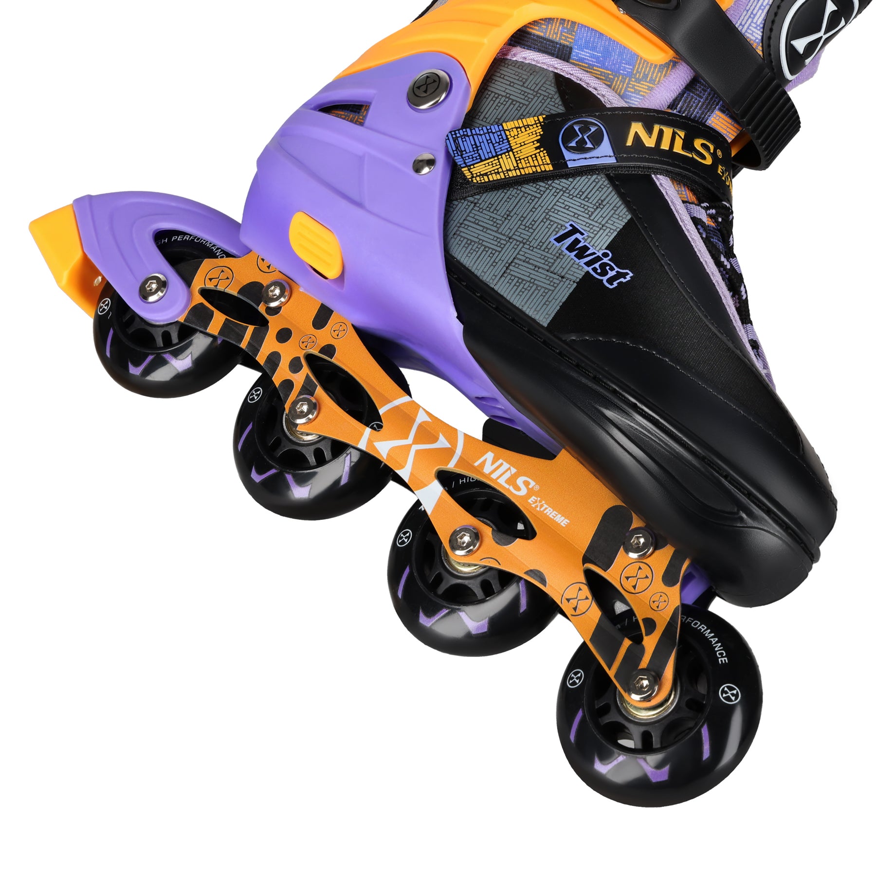 ROLKI TWIST ŻÓŁTE ROZM. M(35-38) NILS EXTREME NA13810