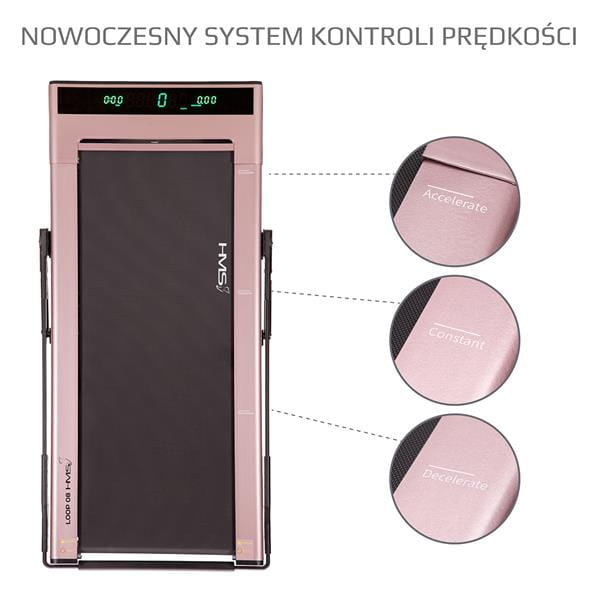 LOOP08 PINK BIEŻNIA ELEKTRYCZNA HMS