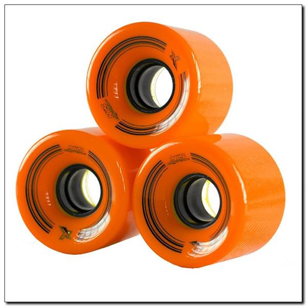 KP-6045 ORANGE 60x45 MM (4 szt.) KÓŁKA KAUCZUKOWE DO PENNYBOARD NILS EXTREME
