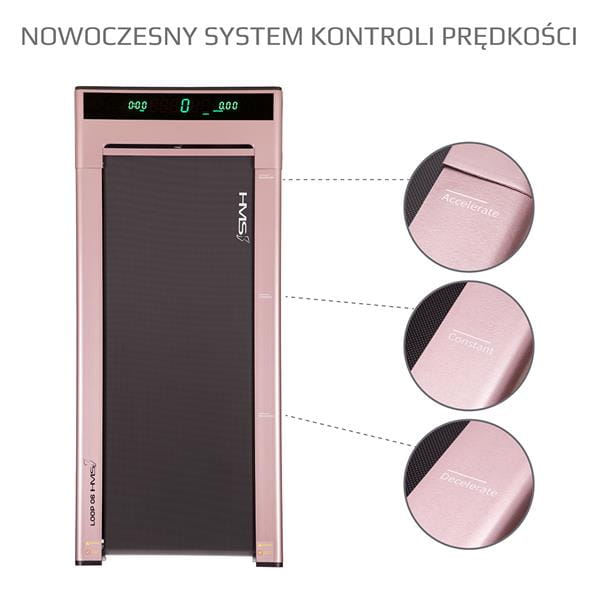 LOOP06 PINK BIEŻNIA ELEKTRYCZNA HMS