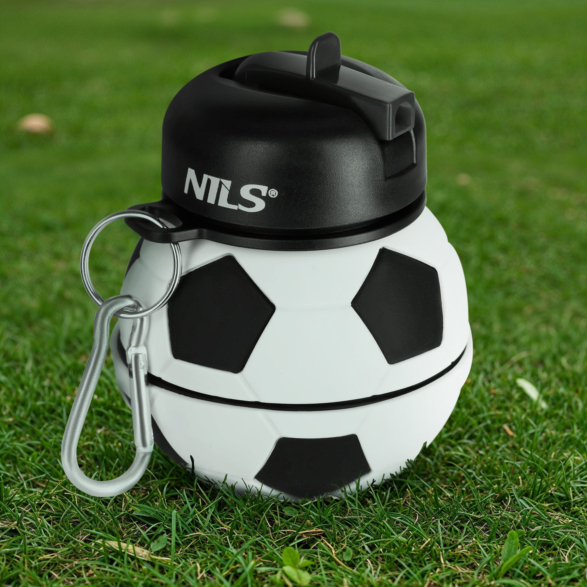 BUTELKA SPORTOWA SKŁADANA 550ML FOOTBALL  NILS NC4104