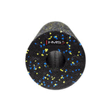 FS115 BLACK/BLUE- YELLOW DOTS 45CM WAŁEK/ROLLER FITNESS HMS
