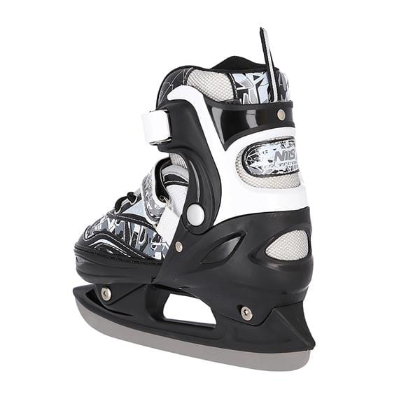 NH10927 A 2w1 BLACK ŁYŻWOROLKI Z WYM. PŁ. HOKEJOWĄ NILS EXTREME