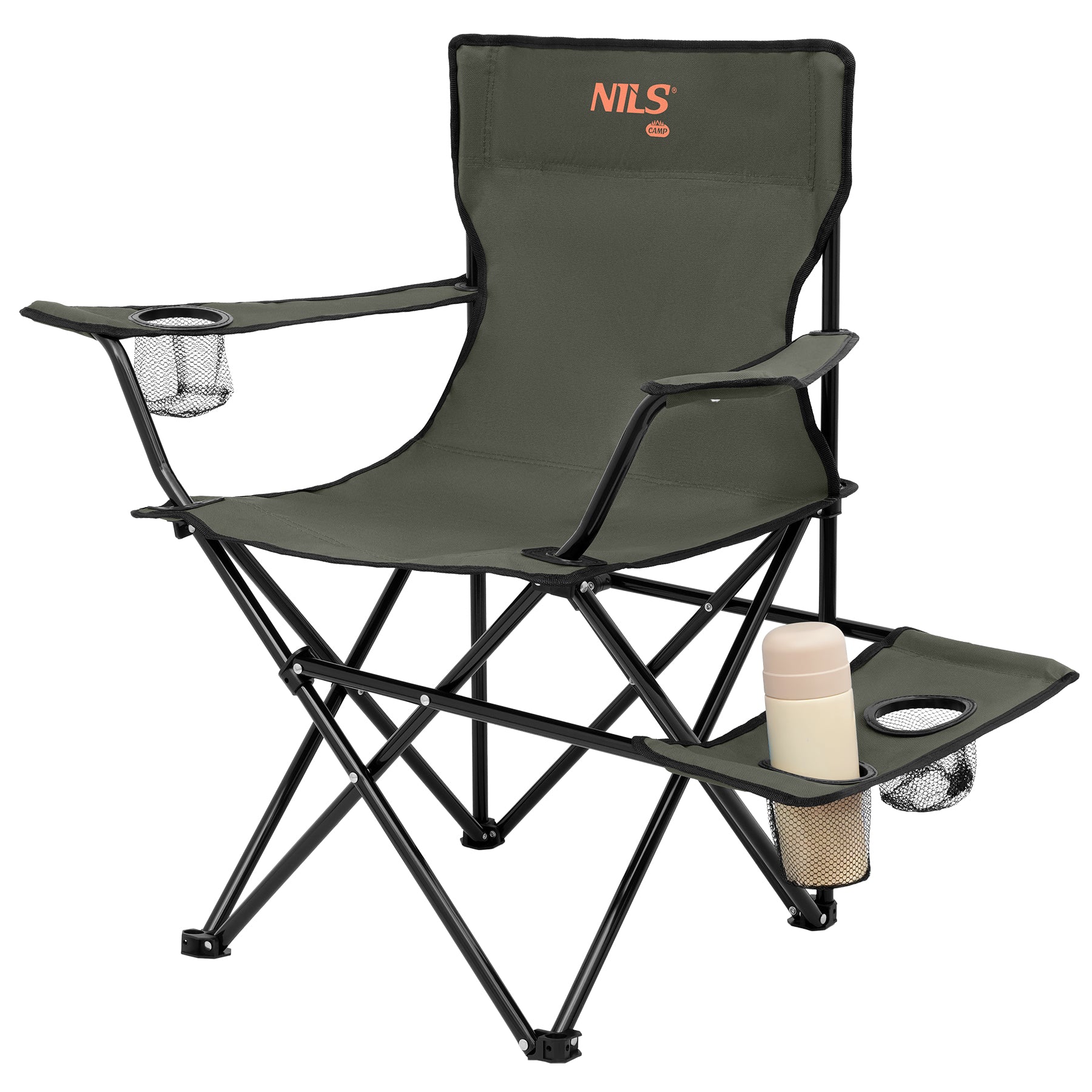KRZESŁO TURYSTYCZNE KHAKI NILS CAMP NC3301