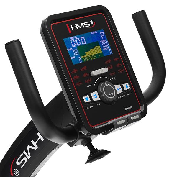 Rower treningowy stacjonarny poziomy HMS R5814i z Bluetooth i iConsole