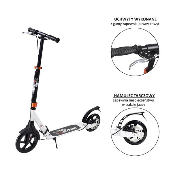 HA230T WHITE/BLACK PU 230/200MM HULAJNOGA NILS EXTREME