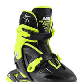 NJ/NA0321 A CZARNO-LIMONKOWE ROLKI NILS EXTREME