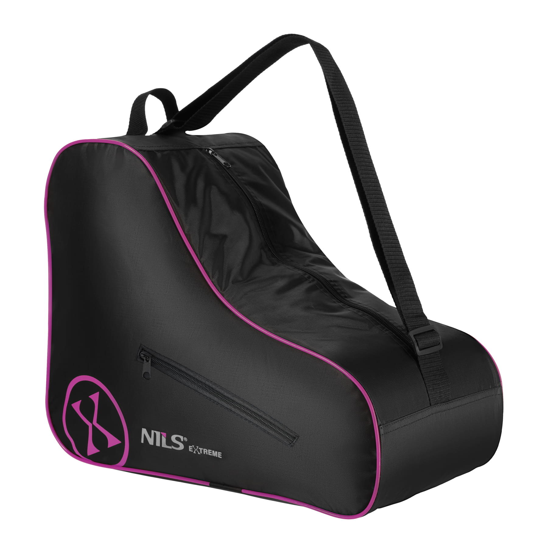 TORBA Z ZAMKIEM NA ŁYŻWOROLKI RÓŻOWA ONE SIZE  NILS EXTREME  TS306