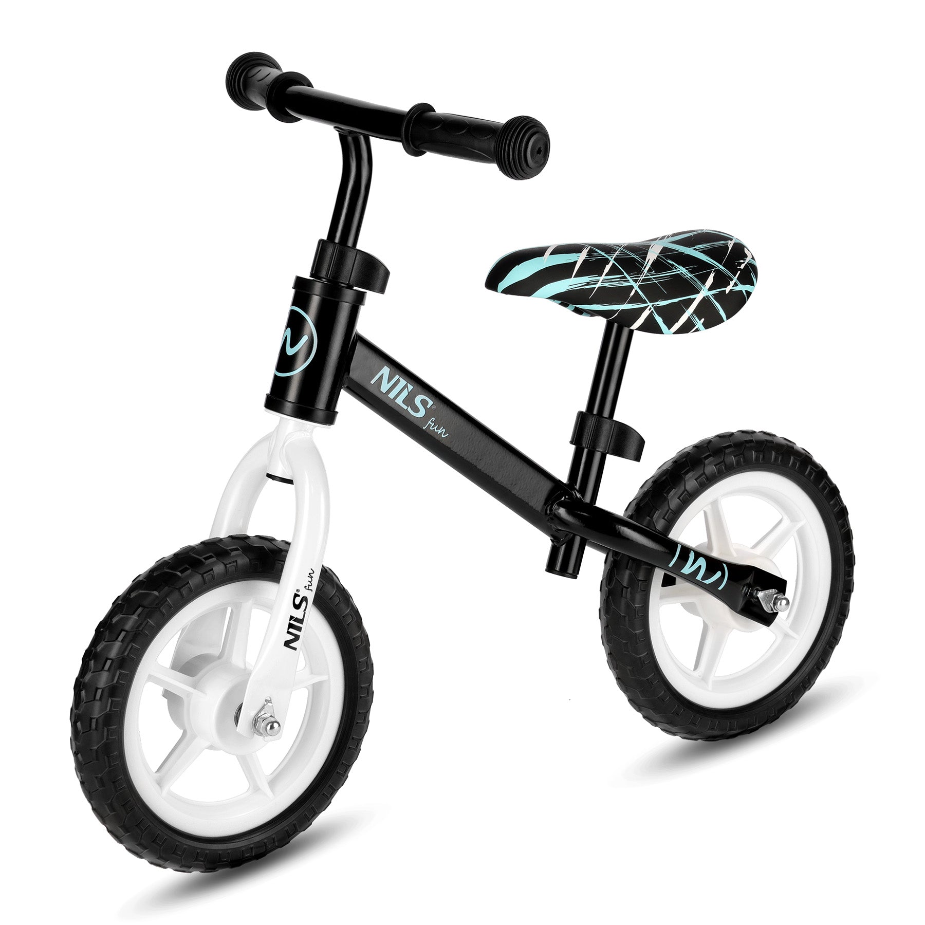 ROWEREK BIEGOWY CZARNY KOŁA 10'' NILS FUN RB134