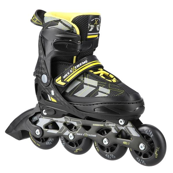 NA11002 CZARNO/ŻÓŁTE ROLKI NILS EXTREME
