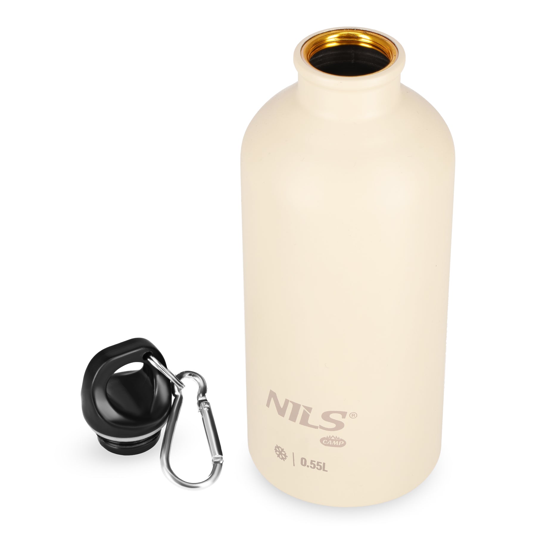 BUTELKA TURYSTYCZNA 550ML BEŻOWA NILS CAMP NC3801