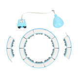 HULA HOP Z OBCIĄŻNIKIEM I LICZNIKIEM FH06 BLUE