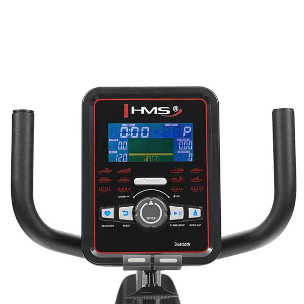 Rower treningowy stacjonarny poziomy HMS R5814i z Bluetooth i iConsole