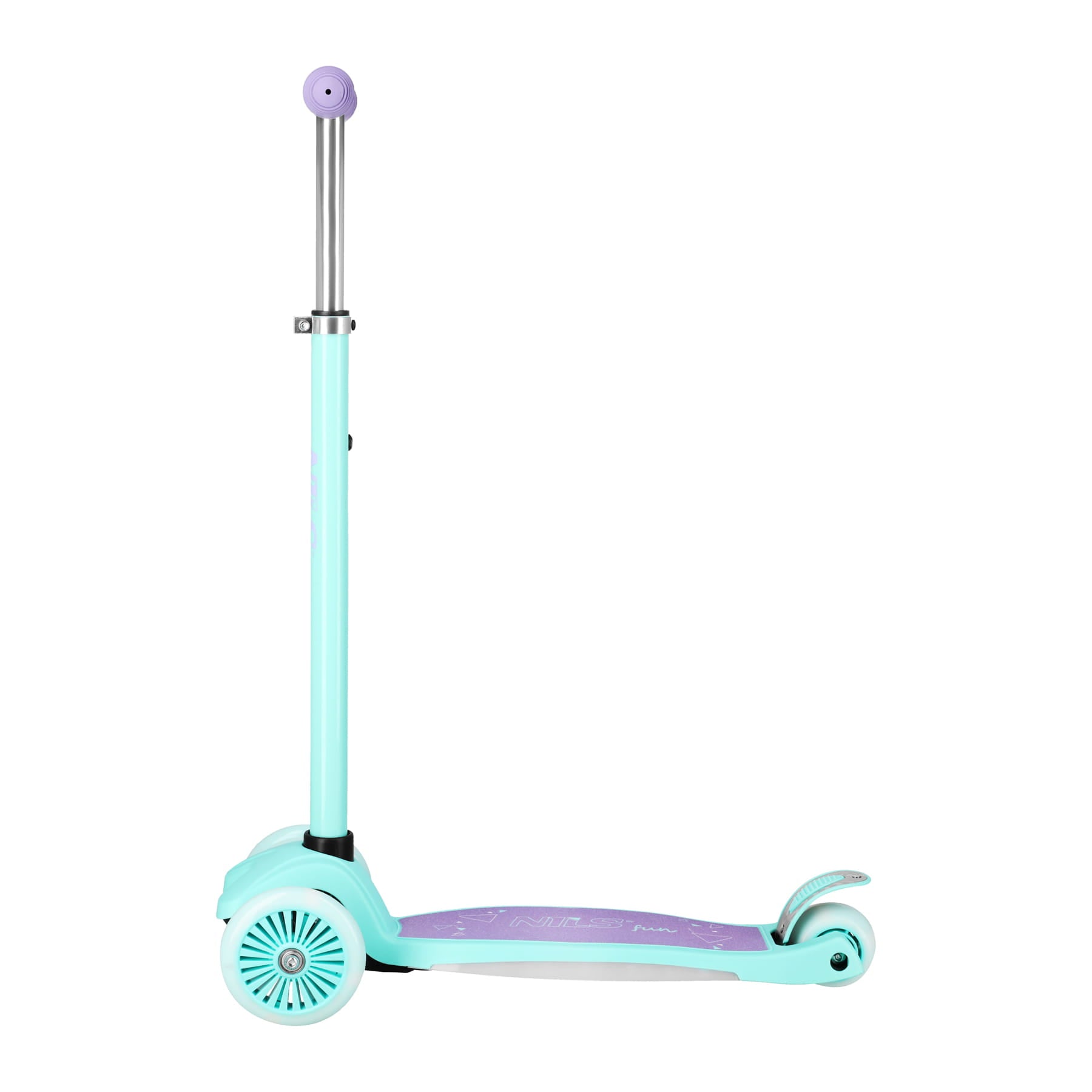 HULAJNOGA DZIECIĘCA FIOLETOWA NILS FUN HLB1310 LED