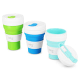 KUBEK SILIKONOWY SKŁADANY 355ML MIĘTOWY NILS CAMP NC4103