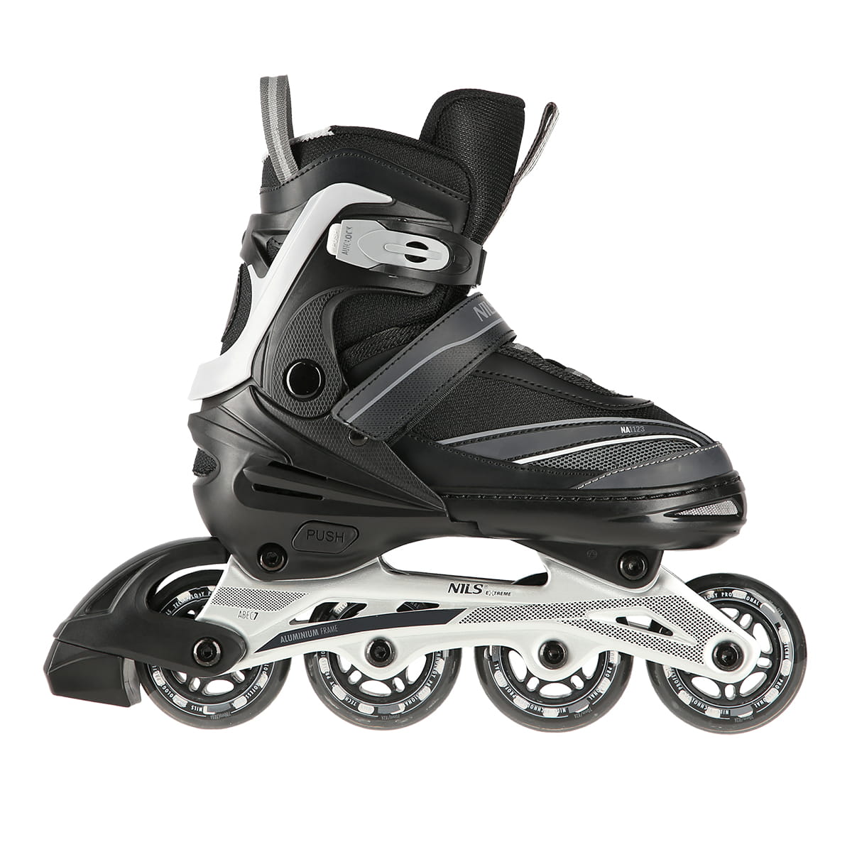 ROLKI NILS EXTREME NA1123A CZARNO-SZARE