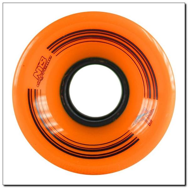 KP-6045 ORANGE 60x45 MM (4 szt.) KÓŁKA KAUCZUKOWE DO PENNYBOARD NILS EXTREME