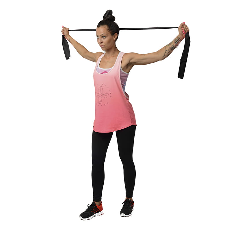 TAŚMA PILATES HMS TP01 BLACK 1.2 x 150 x 1800 MM