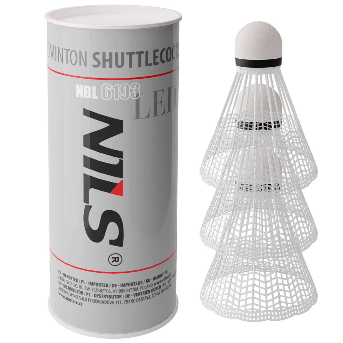 LOTKI NYLON NBL6193  LED OPAK.3 SZT. NILS