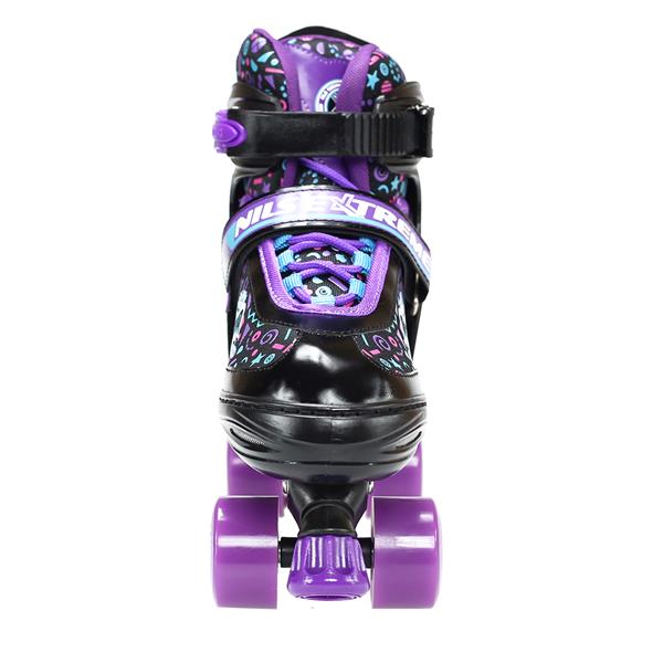 NQ4411 A CZARNO-PURPUROWY ROZM. S (30-33)  WROTKI NILS EXTREME