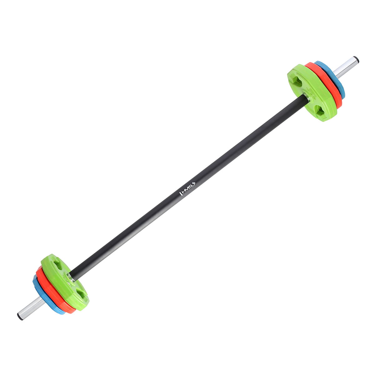 Gryf fitness GBP01 HMS – 140 cm z zaciskami motylkowymi