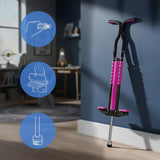 JUMP STICK POGO DRĄŻEK DO SKAKANIA RÓŻOWY NILS FUN NFX5006