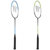 STEELTEC 416K LIMONKOWO-NIEBIESKI  ZESTAW DO BADMINTONA 4 SZT + LOTKI 3 SZT WISH