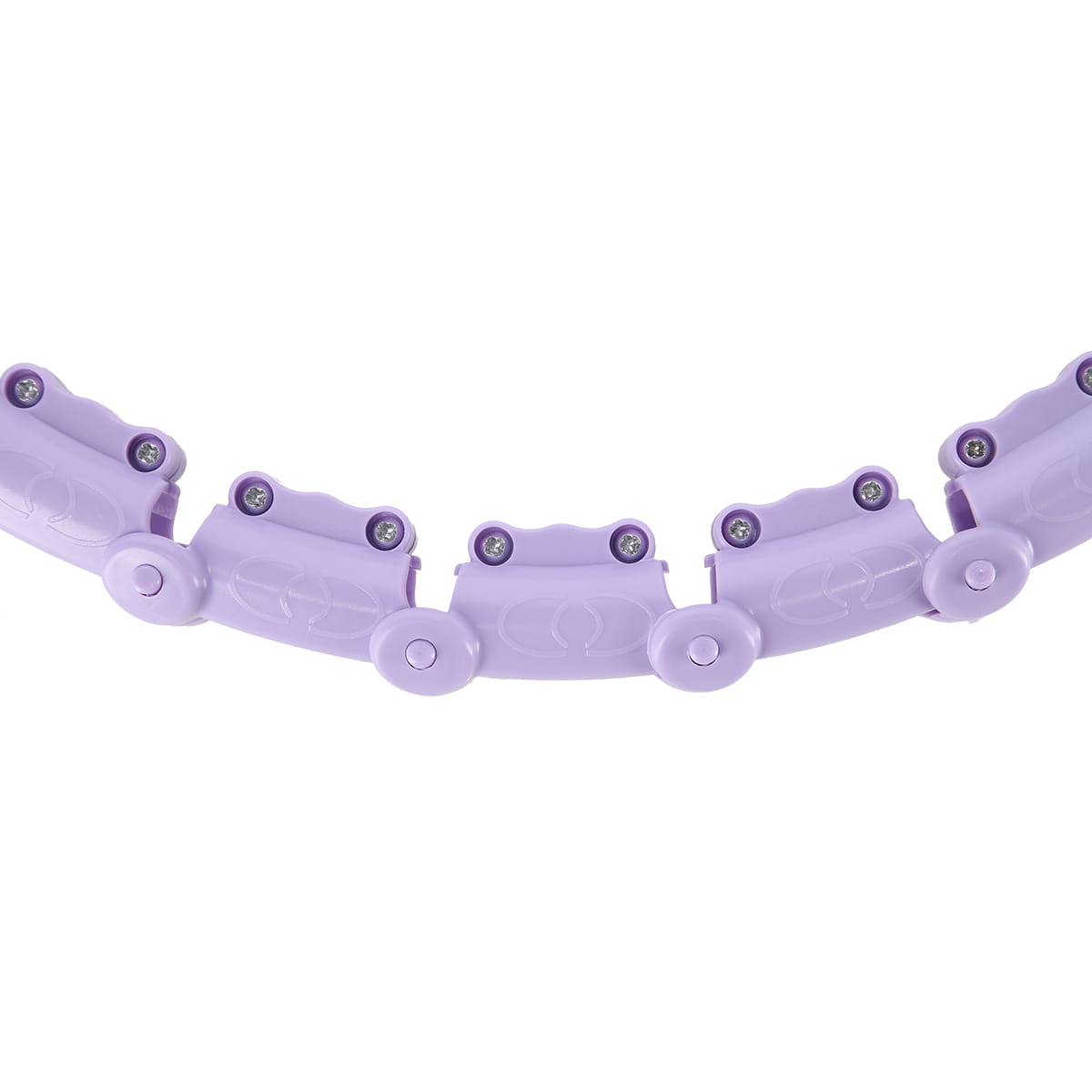 ZESTAW HULA HOP OHA02 VIOLET Z WYPUSTKAMI I OBCIĄŻNIKIEM ONE FITNESS + PAS BR160