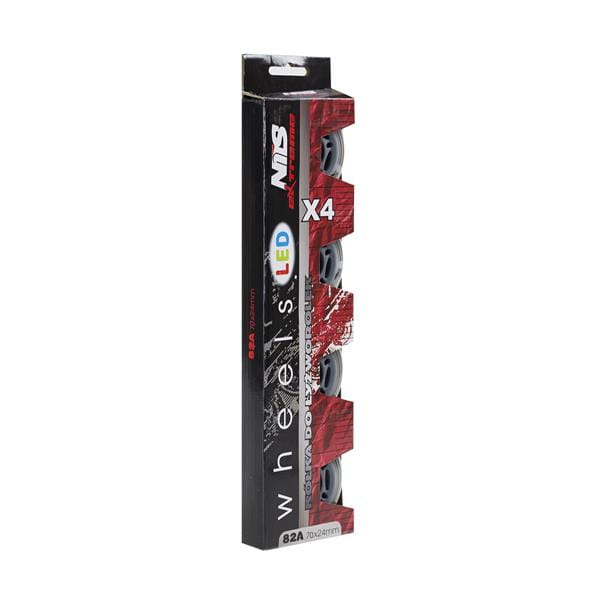 KÓŁKA PU 70x24 82A LED-3  BIAŁE  (4 szt.) NILS EXTREME