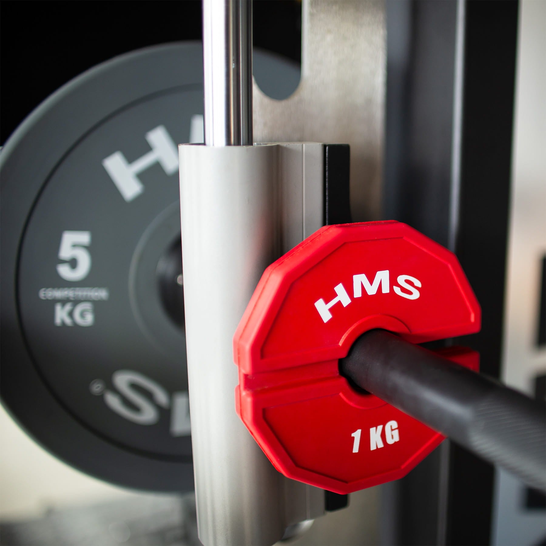 TALERZ NA SPRZĘT DO TRENINGU SIŁOWEGO I FITNESS TYPU NAKŁADKA 2 x 1 KG HMS TSN100