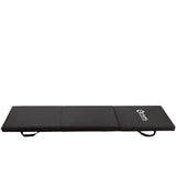 MATERAC GIMNASTYCZNY SKŁADANY 1800x600MM BLACK HMS PREMIUM MGS02