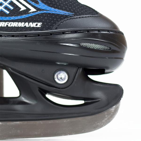 NH7104 A 2w1 BLACK/BLUE ROZM. S ŁYŻWOROLKI Z WYM. PŁ. HOKEJOWĄ NILS EXTREME