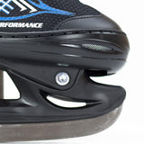 NH7104 A 2w1 BLACK/BLUE ROZM. S ŁYŻWOROLKI Z WYM. PŁ. HOKEJOWĄ NILS EXTREME