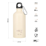 BUTELKA TURYSTYCZNA 550ML BEŻOWA NILS CAMP NC3801