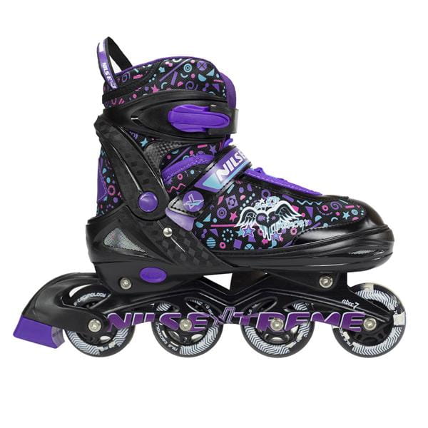 NJ4613 A PURPUROWY ŁYŻWOROLKI NILS EXTREME