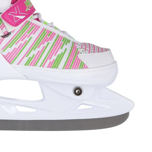 NH2255 A WHITE/PINK ROZM. S(33-36) ŁYŻWY HOKEJOWE NILS EXTREME