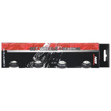 ZESTAW PU 76x24 82A CZARNE MATOWE (4 szt.) + ABEC-9 (8 szt.) NILS EXTREME