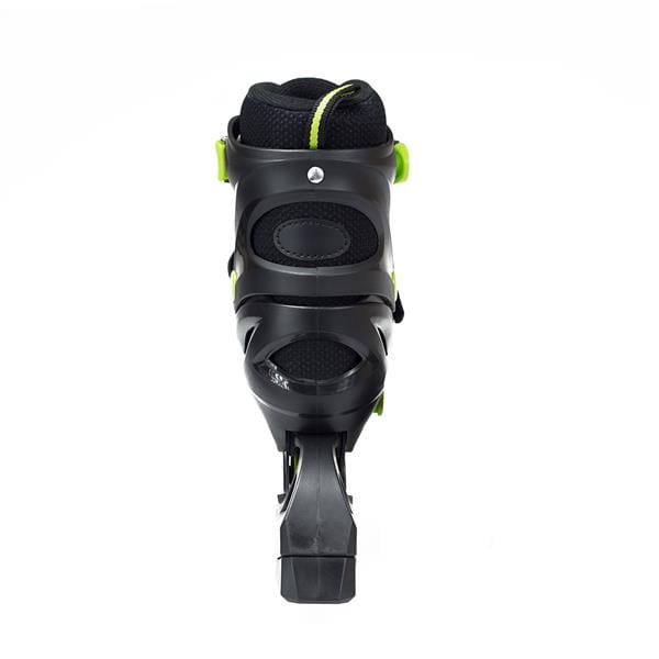 NH7104 A 2w1 BLACK/GREEN ROZM. S ŁYŻWOROLKI Z WYM. PŁ. HOKEJOWĄ NILS EXTREME
