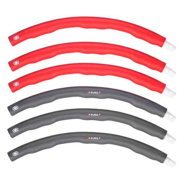 HULA HOP 1,2KG 100CM HMS HHP002 RED-GREY