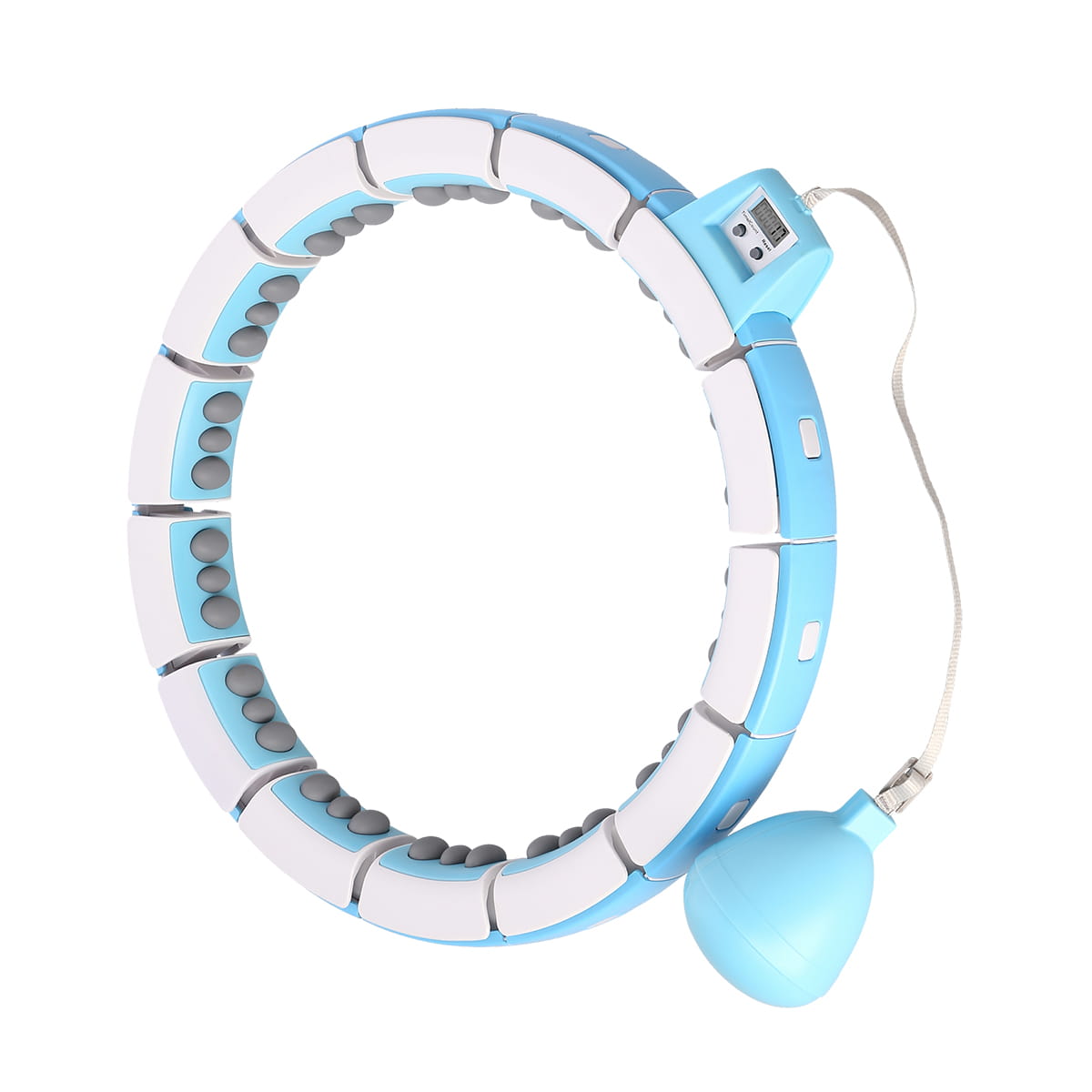 HULA HOP Z OBCIĄŻNIKIEM I LICZNIKIEM FH06 BLUE