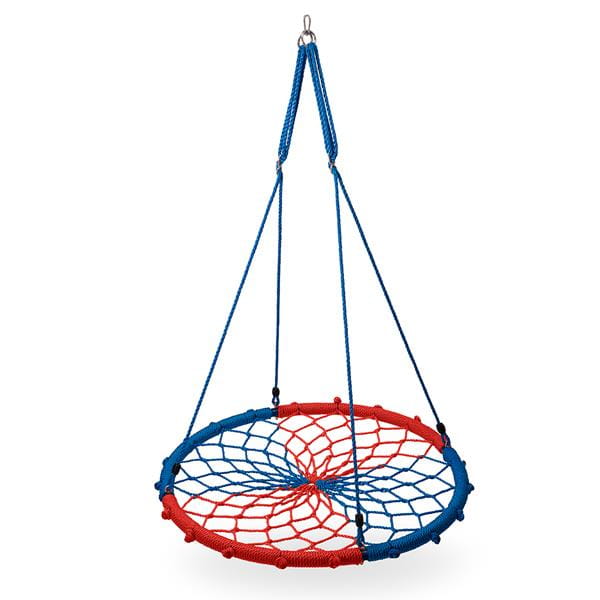 NB5039 BLUE-RED ŚR.100 CM BOCIANIE GNIAZDO HUŚTAWKA NILS CAMP