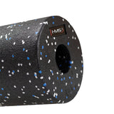 FS114 BLACK/BLUE DOTS 30CM WAŁEK/ROLLER FITNESS HMS