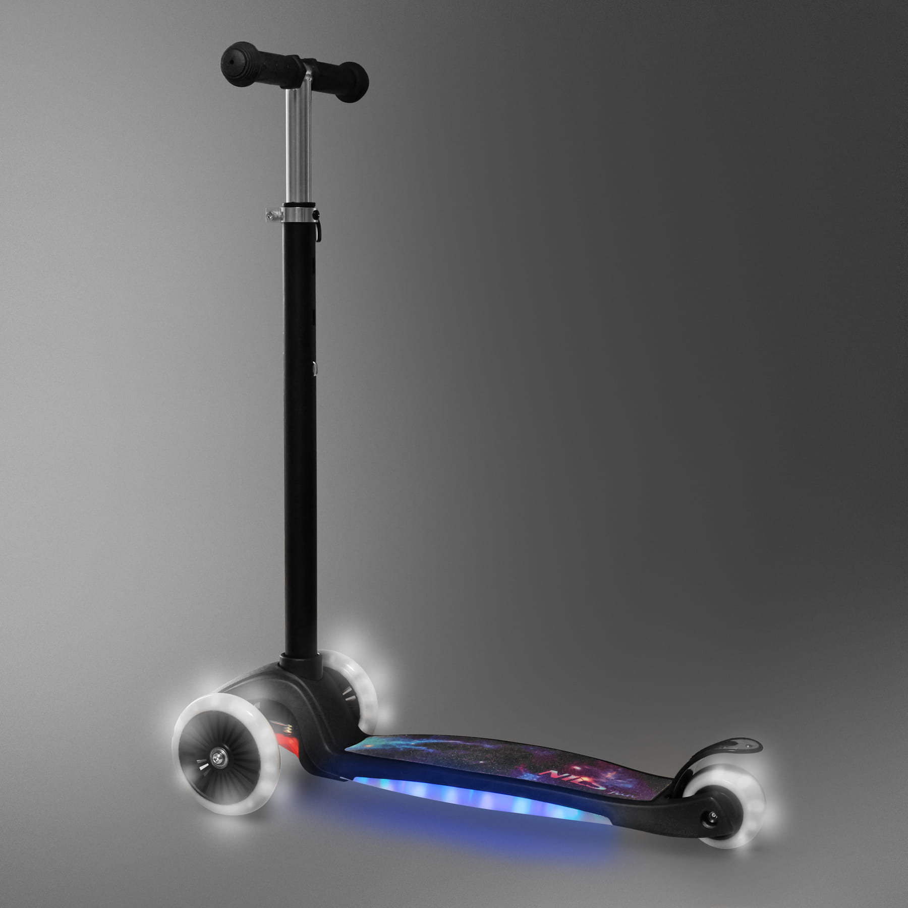 HULAJNOGA DZIECIĘCA CZARNA NILS FUN HLB1310 LED