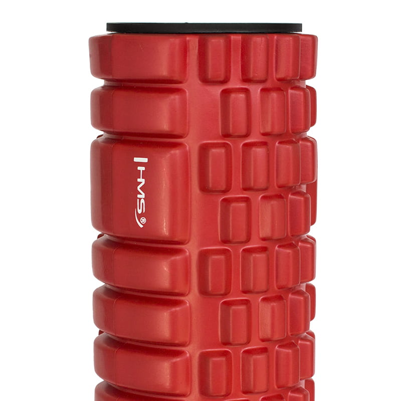 FS112 RED 68CM SKRĘCANY WAŁEK/ROLLER FITNESS HMS