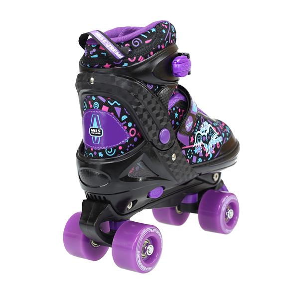 NQ4411 A CZARNO-PURPUROWY ROZM. S (30-33)  WROTKI NILS EXTREME