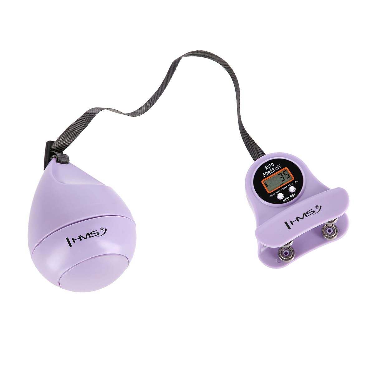 ZESTAW HULA HOP MAGNETYCZNY VIOLET HHM13 Z LICZNIKIEM HMS + PAS WYSZCZUPLAJĄCY BR163