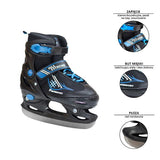 NH7104 A BLACK/BLUE ROZM. S ŁYŻWY HOKEJOWE NILS EXTREME