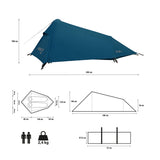 NAMIOT ULTRA LIGHT SKYAIR 2 NIEBIESKI NILS CAMP NC2502