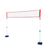 SIATKA MULTIFUNKCYJNA BADMINTON+TENIS+SIATKÓWKA POKROWIEC PEŁNY NILS NT0300 3w1