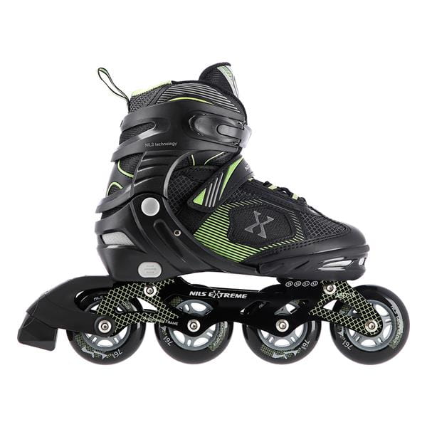 NA9080 CZARNO/ZIELONE ROLKI NILS EXTREME